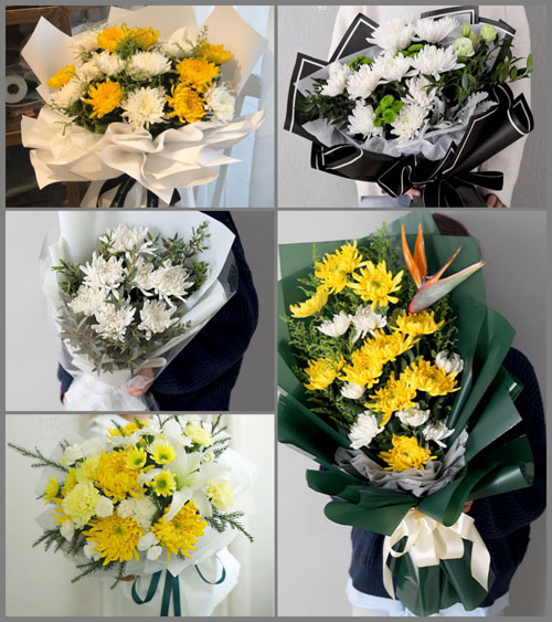 山西晋中平遥县中都乡梁周村白事花束代送